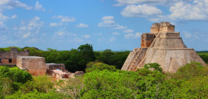 Uxmal ruins Yucatan Peninsula