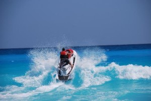 Jet ski in Cancun